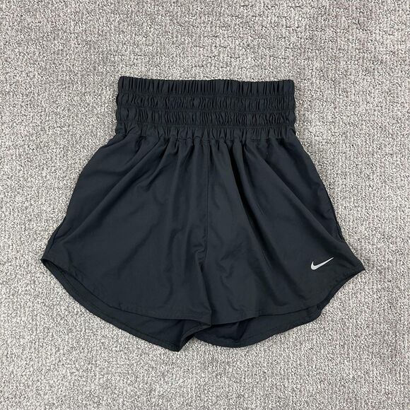 Nike Shorts Women Small Black Green Dri-FIT Running Lot of 2 Activewear Athletic - Picture 2 of 16